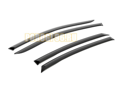 Дефлекторы окон AutoFlex, литьевой ПММА для Volkswagen Polo SD 2010-