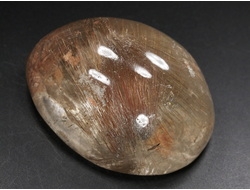 Кварц горный хрусталь с рутилом (рутиловый), полировка, Бразилия (59*41*29 мм, 102 г) №29898