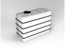 Емкость для воды на 3000 литров в обрешетке К3000