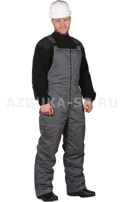 Полукомбинезон ГОРОД-ЗИМА, цв. серый