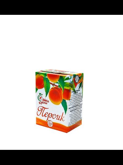 Cок персик 0.2 л с трубочкой