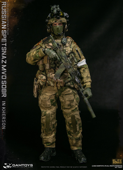 ПОВРЕЖДЕНА КОРОБКА - Спецназ СОБР - КОЛЛЕКЦИОННАЯ ФИГУРКА 1/6 RUSSIAN SPETSNAZ MVD SOBR IN KHERSON (78097) - DAMTOYS