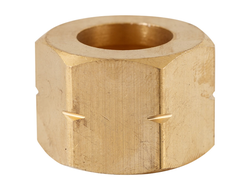 Гайка 27 СП 21,8 LH для БПО, латунь