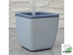 Горшок цветочный munchen 1.5 л квадратный (утренний туман)