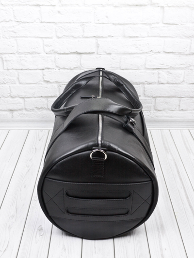 Кожаная дорожная сумка Faenza Premium black (арт. 
4033-01)