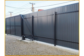 Забор из профлиста - д. Куда