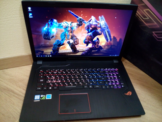 ASUS ROG STRIX GL753VD-GC043T  (17.3 FHD IPS I5-7300HQ GTX1050(4Gb) 8ГБ 1TБ + 128SSD)