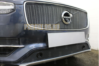 Защита радиатора Volvo XC90 2014- с парктроником black