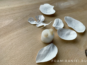 Молд + силиконовый вайнер «Набор цветок орхидеи фаленопсис» (ELF_decor)