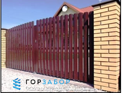 Монтаж под ключ забора из евроштакетника от производителя в Москве и Подмосковье