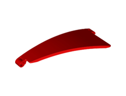 Technic, Panel Curved #50 5 x 13 Tapered Left, Red (67142 / 6334504 / 6421548)