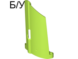 ! Б/У - Technic, Panel Fairing #20 Large Long, Small Hole, Side A, Lime (44350 / 4263097 / 4277115) - Б/У