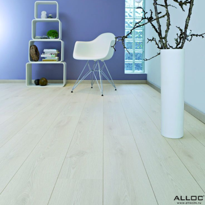 Декор ламината Alloc Original Дуб Светлый 08531 в интерьере
