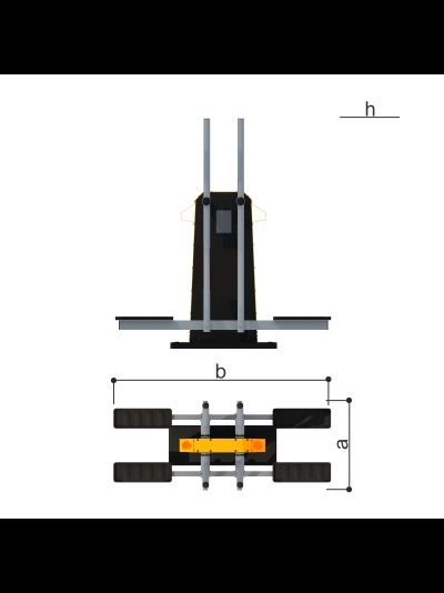 Уличный тренажер "Двойные лыжи" Romana 207.21.10