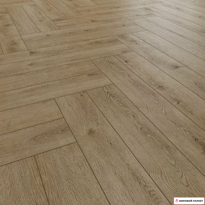 Ламинат Alpine Floor Herringbone 12 Pro Дуб Прованс LF106-07 34 класс толщина 12 мм с фаской 1.1017 м2