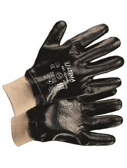 Перчатки с нитриловым покрытием, манжета, обливные ULT420 (кор144пары/уп12 пар)