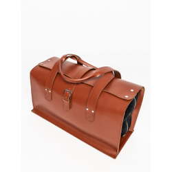 Кожаная дорожная сумка Gavardo Premium red (арт. 
4043-53)