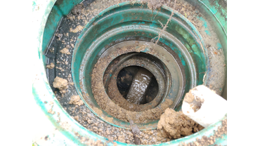 Демонтаж старого "септика"