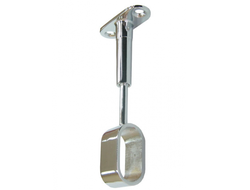 Держатель дистанционный ПРОХОДНОЙ для овальной  штанги (регулир) ХРОМ