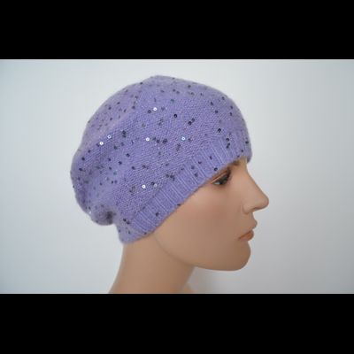 Берет и шарф Vizio Италия 1042 BO фиолетовый