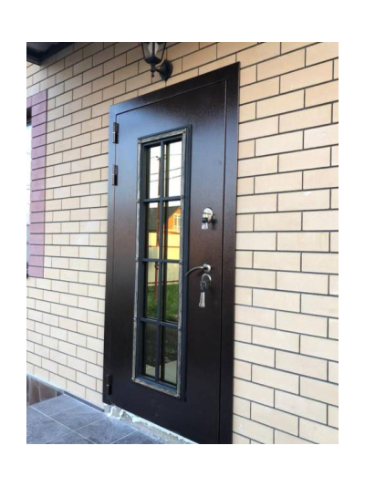 АГОРА. АНТИК МЕДНЫЙ/ ЛИСТВЕННИЦА СВЕТЛАЯ. ДВУХКАМЕРНЫЙ СТЕКЛОПАКЕТ. НАДЕЖНАЯ ВХОДНАЯ ДВЕРЬ