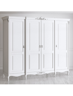 Шкаф 4 двери silvery rome (L250*p66*h220) s624-k00-s