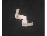 Переходник 4 пин L-образный для светодиодных лент 10 мм (2 шт.)