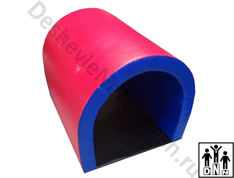 тоннель с донышком красный-синий