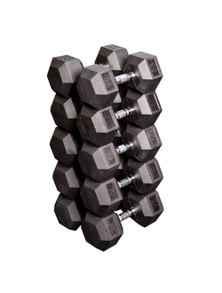 Набор гексагональных гантелей Body-Solid: 5 пар от 24,75 кг до 33,75 кг (шаг 2,25 кг)