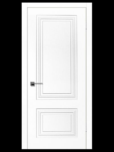 Дверь Межкомнатная - "EGO-2" Белая Эмаль