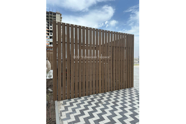 Забор из ДПК 
