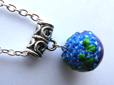 Кулон "Цветущий шар"