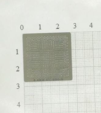 Трафарет BGA для реболлинга чипов компьютера NV GF 420GO-32M 0.6мм