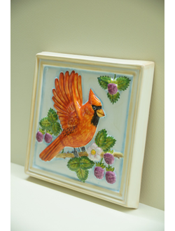 Красный кардинал (панно)