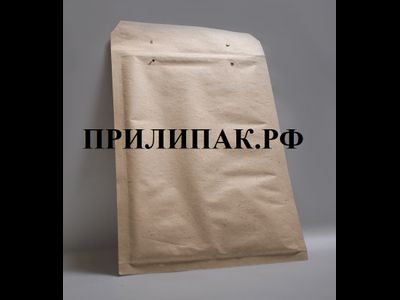Пакет с воздушной подушкой G/17 из переработанной травяной бумаги (250х350мм+50мм клапан)