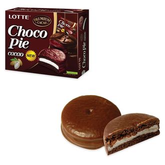 Печенье LOTTE "Choco Pie Cacao" ("Чоко Пай Какао")