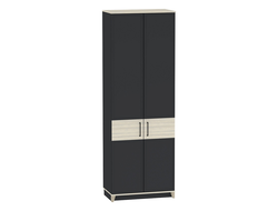 Спальня AURELIO (АУРЕЛИО) - AURELIO 55 Шкаф для белья + Фасады Стандарт Белый-Блеквуд Сатиновый