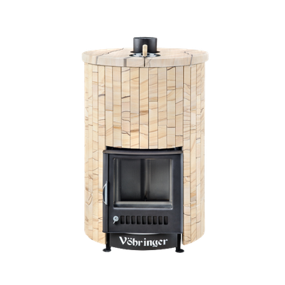 Печь Ферингер Уют Окаменевшее дерево наборный до 18 м3