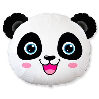 Фольгированный шар с гелием "Голова панды"