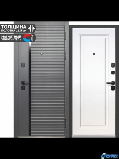 Дверь входная металлическая Luxor 2МДФ Горизонталь Нео купить в Челябинске | КВИРТЕК