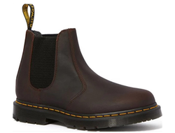 DR. MARTENS CHELSEA LEONORE КОРИЧНЕВЫЕ С МЕХОМ