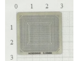 Трафарет BGA для реболлинга чипов Intel AC82GS45 0.35мм.