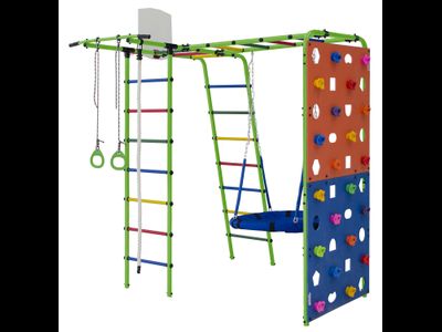 ДСК Street 2 с качелями "гнездо" 8 в 1