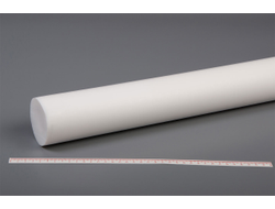 Фторопласт стержень Ф 70 мм (~1000 мм) экстр. ТУ 6-05-041-535-74
