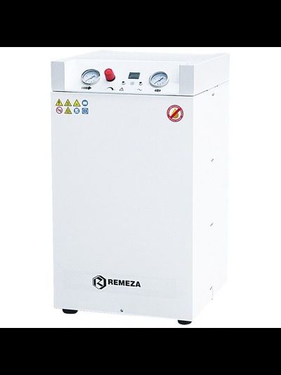 Безмасляный компрессор СБ4-24.OLD10СКМ с осушителем мембранного типа, с кожухом, с ресивером 24 л, 75 л/мин | Remeza (Белоруссия)