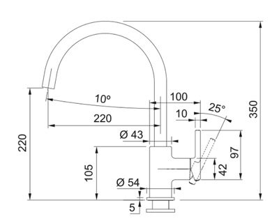 СМЕСИТЕЛЬ FRANKE Lina XL