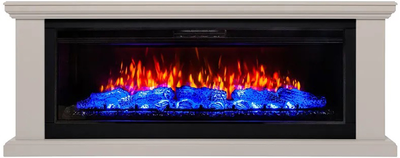 Линейный электрокамин Miranda BGO с очагом Joker 52