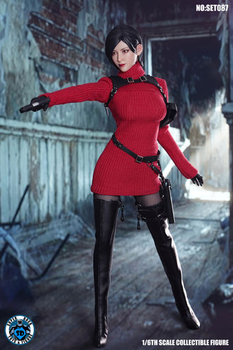 ПРЕДЗАКАЗ - Ада Вонг (Resident Evil 4 Remake) - Коллекционная ФИГУРКА 1/6 Sexy Female Agent (SET087 + S09C) - SUPER DUCK ?ЦЕНА: 17900 РУБ.?