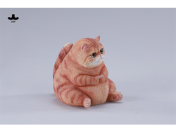 Очень толстый котик (рыжий) - Коллекционная фигурка 1/6 Pudgy Cat (JXK291C) - JXK
