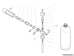Шток пенной насадки LS 3